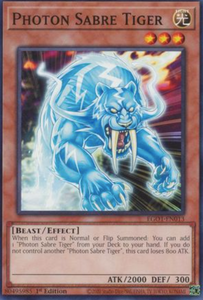Photon Sabre Tiger - EGO1-EN013 - Common 1st Edition