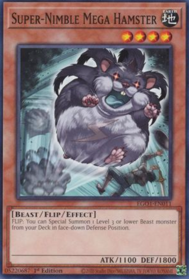 Super-Nimble Mega Hamster - EGO1-EN011 - Common 1st Edition