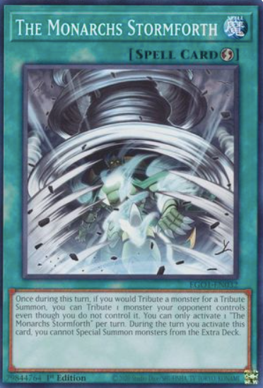 The Monarchs Stormforth - EGO1-EN032 - Common 1st Edition