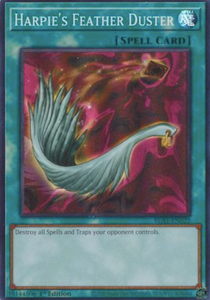 Harpie's Feather Duster - EGS1-EN022 - Super Rare 1st Edition