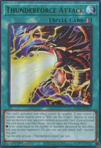 Thunderforce Attack - EGS1-EN003 - Ultra Rare 1st Edition
