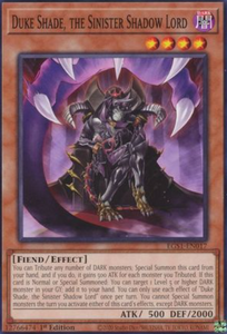 Duke Shade, the Sinister Shadow Lord - EGS1-EN017 - Common 1st Edition