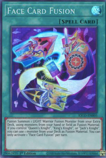 Face Card Fusion - KICO-EN005 - Super Rare 1st Edition