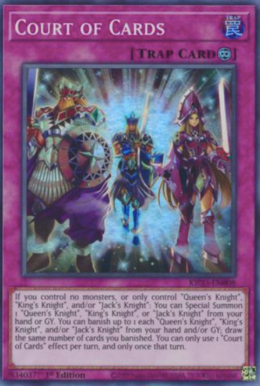 Court of Cards - KICO-EN008 - Super Rare 1st Edition