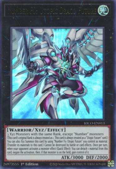 Number F0 Utopic Draco Future - KICO-EN013 - Ultra Rare 1st Edition