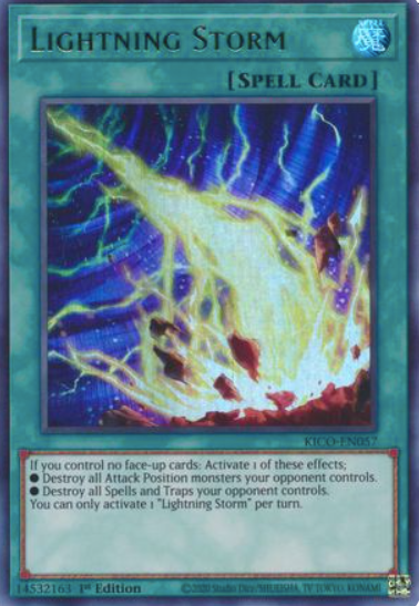 Lightning Storm - KICO-EN057 - Ultra Rare 1st Edition