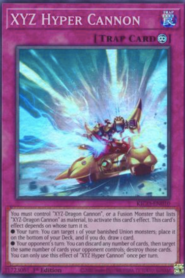 XYZ Hyper Cannon - KICO-EN010 - Super Rare 1st Edition