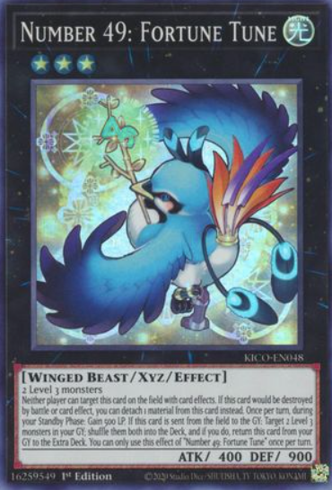 Number 49: Fortune Tune - KICO-EN048 - Super Rare 1st Edition