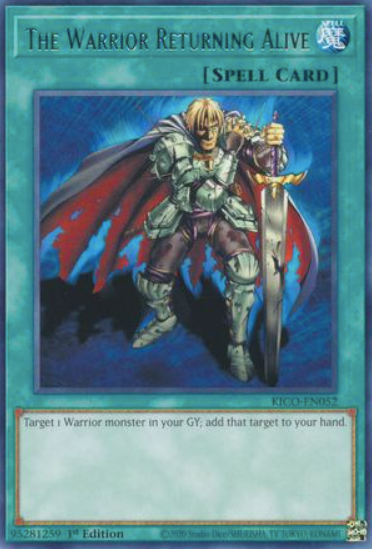 The Warrior Returning Alive - KICO-EN052 - Rare 1st Edition