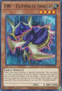 ZW - Ultimate Shield - KICO-EN036 - Rare 1st Edition