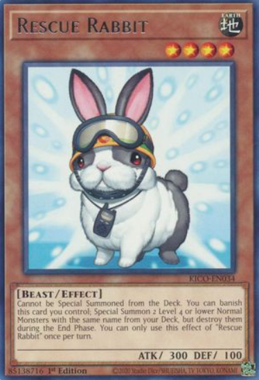 Rescue Rabbit  - KICO-EN034 - Rare 1st Edition