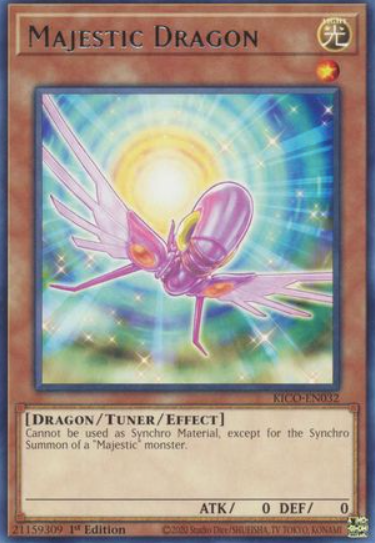 Majestic Dragon - KICO-EN032 - Rare 1st Edition