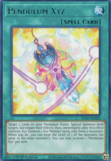 Pendulum Xyz - KICO-EN023 - Super Rare 1st Edition