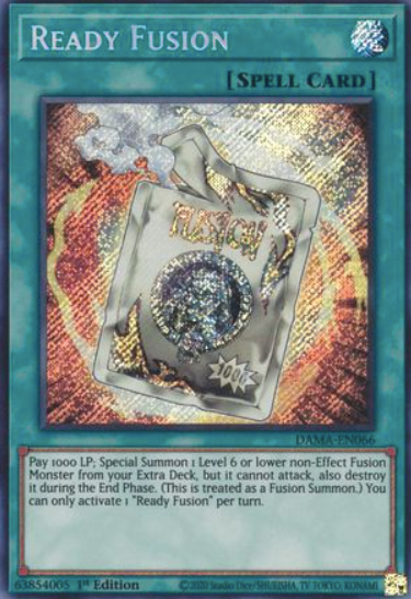 Ready Fusion - DAMA-EN066 - Secret Rare 1st Edition
