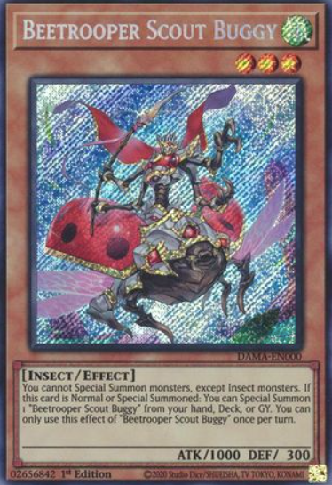 Beetrooper Scout Buggy - DAMA-EN000 - Secret Rare 1st Edition