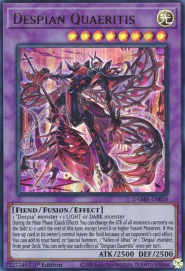 Despian Quaeritis - DAMA-EN034 - Ultra Rare 1st Edition
