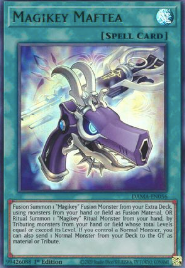 Magikey Maftea - DAMA-EN056 - Ultra Rare 1st Edition