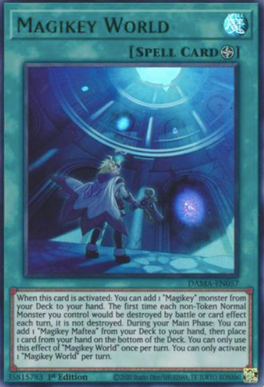 Magikey World - DAMA-EN057 - Ultra Rare 1st Edition