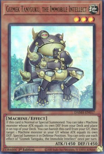 Gizmek Taniguku, the Immobile Intellect - DAMA-EN017 - Ultra Rare 1st Edition