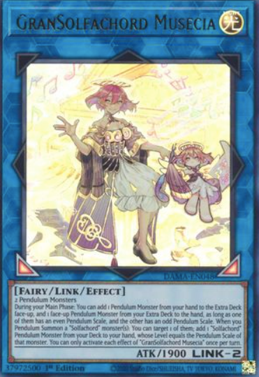 GranSolfachord Musecia - DAMA-EN048 - Ultra Rare 1st Edition