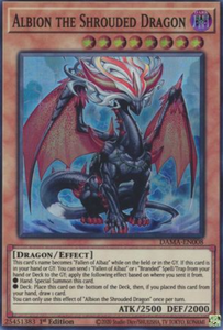Albion the Shrouded Dragon - DAMA-EN008 - Super Rare 1st Edition