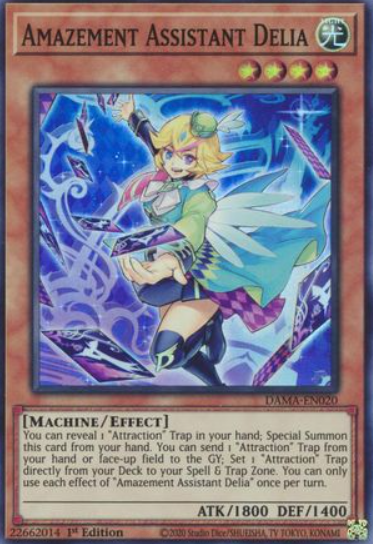 Amazement Assistant Delia - DAMA-EN020 - Super Rare 1st Edition