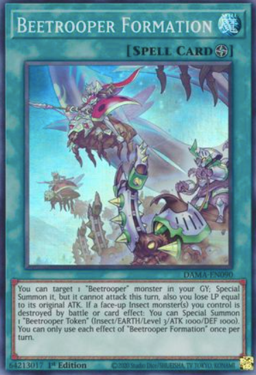 Beetrooper Formation - DAMA-EN090 - Super Rare 1st Edition