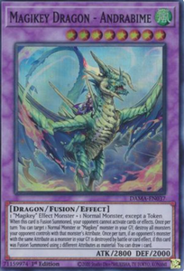 Magikey Dragon - Andrabime - DAMA-EN037 - Super Rare 1st Edition