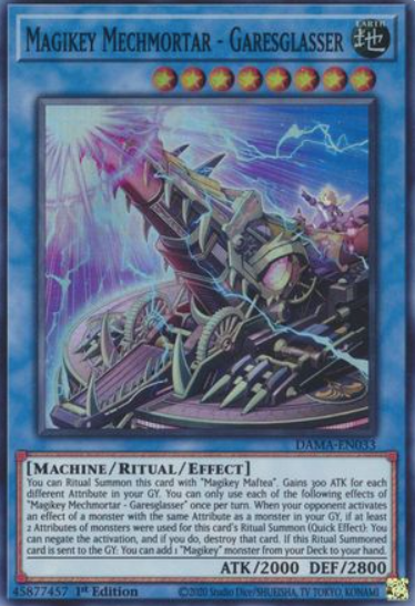 Magikey Mechmortar - Garesglasser - DAMA-EN033 - Super Rare 1st Edition