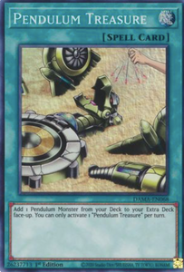 Pendulum Treasure - DAMA-EN068 - Super Rare 1st Edition
