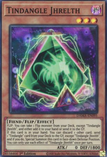 Tindangle Jhrelth - DAMA-EN095 - Super Rare 1st Edition