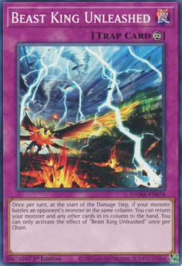 Beast King Unleashed - DAMA-EN078 - Common 1st Edition