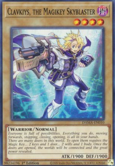 Clavkiys, the Magikey Skyblaster - DAMA-EN010 - Common 1st Edition