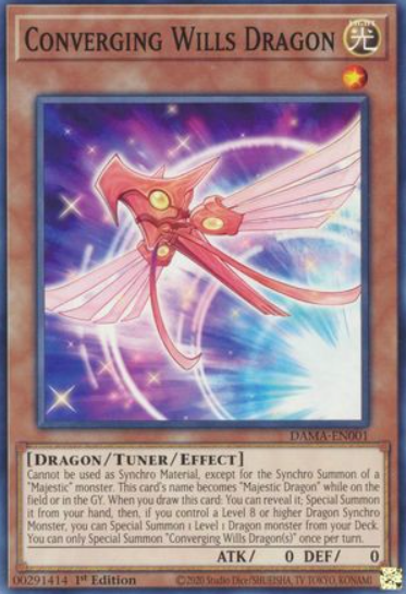 Converging Wills Dragon - DAMA-EN001 - Common 1st Edition