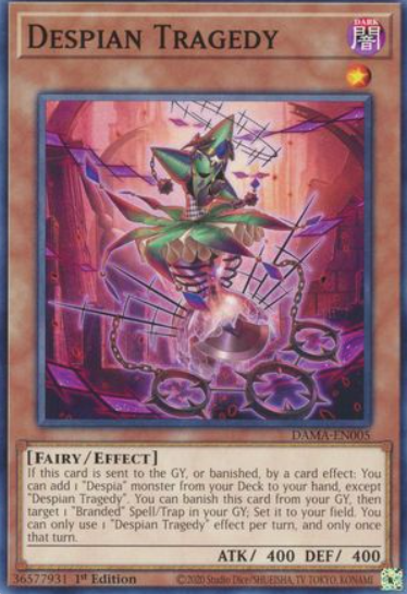 Despian Tragedy - DAMA-EN005 - Common 1st Edition