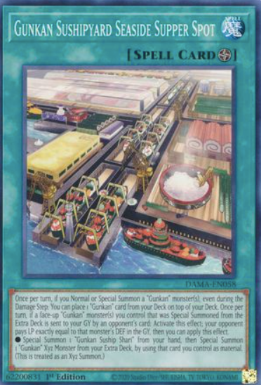 Gunkan Sushipyard Seaside Supper Spot - DAMA-EN058 - Common 1st Edition