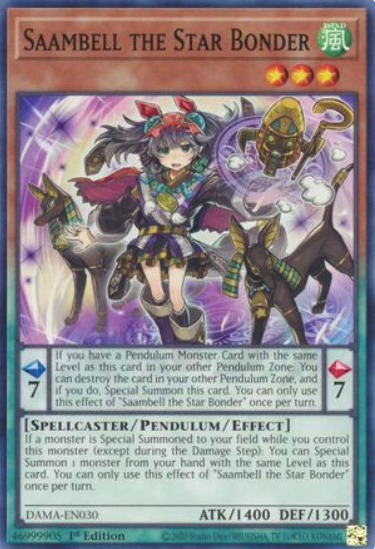 Saambell the Star Bonder - DAMA-EN030 - Common 1st Edition