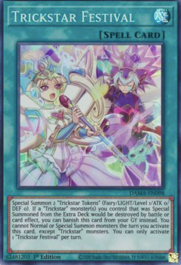 Trickstar Festival - DAMA-EN098 - Super Rare 1st Edition