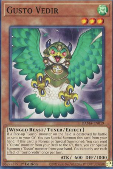 Gusto Vedir - DAMA-EN019 - Common 1st Edition