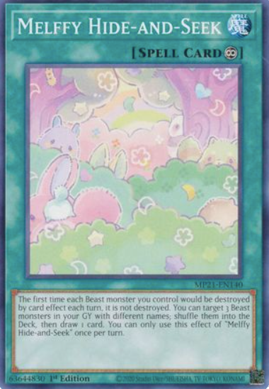 Melffy Hide-and-Seek - MP21-EN140 - Common 1st Edition