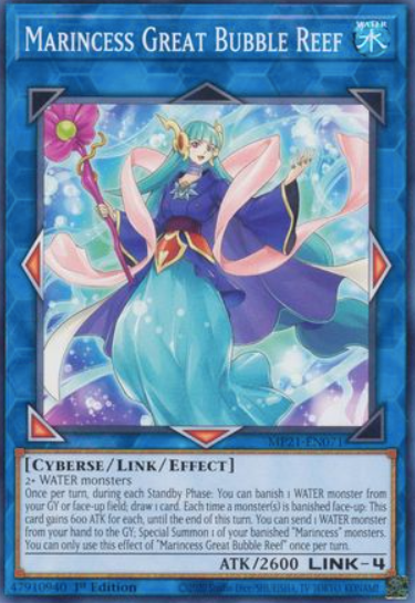 Marincess Great Bubble Reef - MP21-EN071 - Common 1st Edition