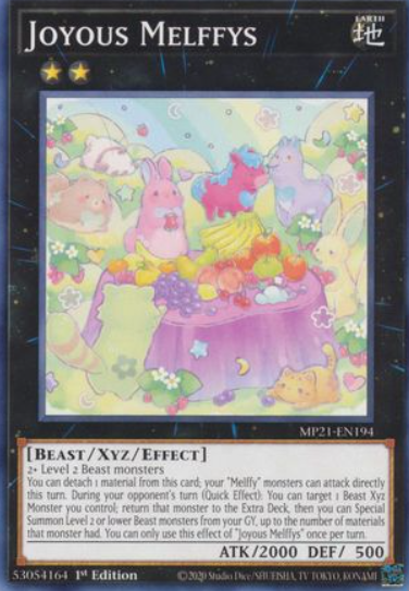 Joyous Melffys - MP21-EN194 - Common 1st Edition