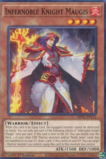 Infernoble Knight Maugis - MP21-EN111 - Common 1st Edition