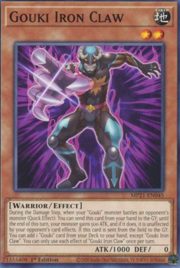 Gouki Iron Claw - MP21-EN045 - Common 1st Edition