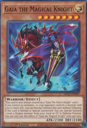 Gaia the Magical Knight - MP21-EN097 - Common 1st Edition