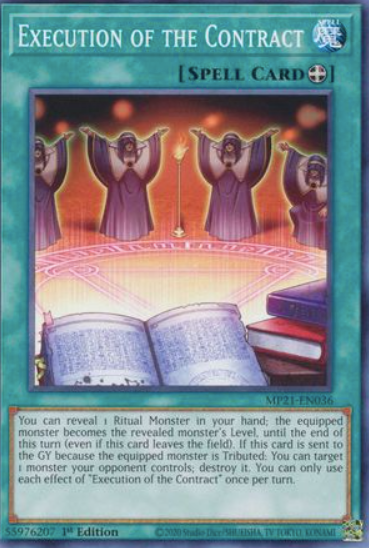Execution of the Contract - MP21-EN036 - Common 1st Edition
