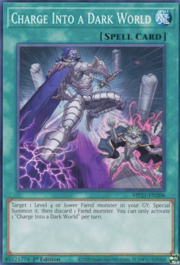 Charge Into a Dark World - MP21-EN206 - Common 1st Edition