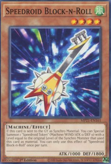 Speedroid Block-n-Roll - MP21-EN161 - Common 1st Edition