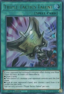 Triple Tactics Talent - MP21-EN143 - Ultra Rare 1st Edition