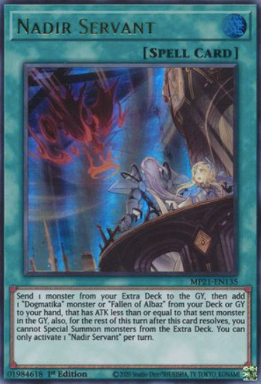 Nadir Servant - MP21-EN135 - Ultra Rare 1st Edition